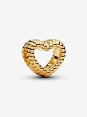 Authentic Beaded Open Heart Pandora Charm